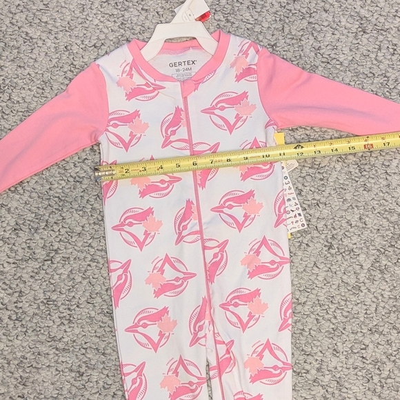 BNWT MLB Toronto Blue Jays Kids (18-24 Months) 1 Piece Footies/Pyjamas/Sleepers - Picture 7 of 14